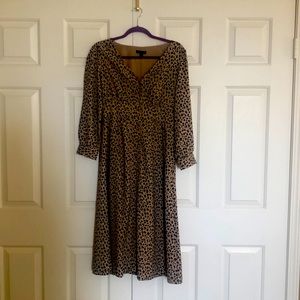 Leopard print dress